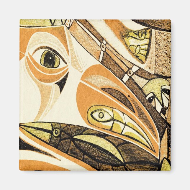 indian raven by gregory gallo magnet (Framsidan)