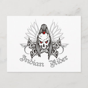Indian Rider Vykort
