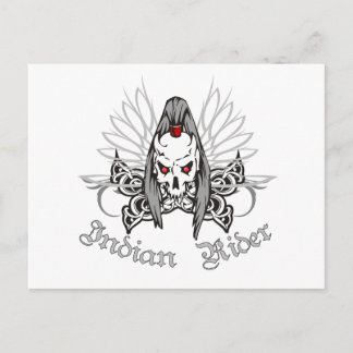 Indian Rider Vykort