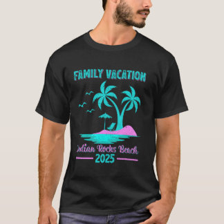 Indian Rocks Beach Florida Familjesemester 2025 Pa T Shirt