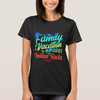 Indian Rocks Beach Florida Familjesemester Matchan T Shirt