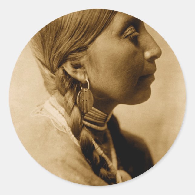 Indian-samlingen Runt Klistermärke (Framsida)