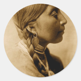 Indian-samlingen Runt Klistermärke