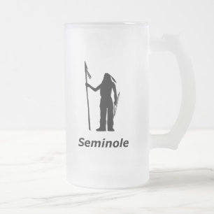 Indian Seminole Frostat Ölglas