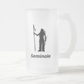 Indian Seminole Frostat Ölglas