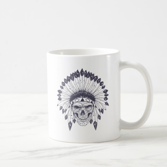 Indian Skull Kaffemugg (Höger)
