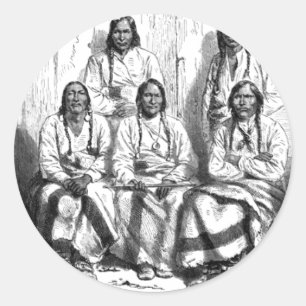 Indian Sticker Runt Klistermärke