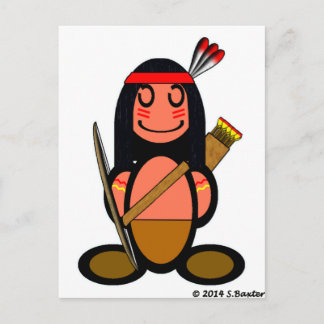 Indian (vanlig) vykort