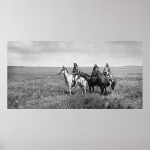 Indian Vintage Porträtt Poster