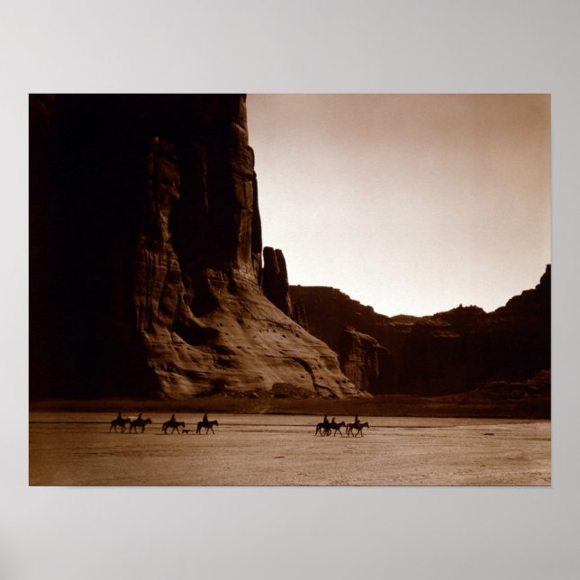 Indian Vintage Porträtt Poster (Framsidan)