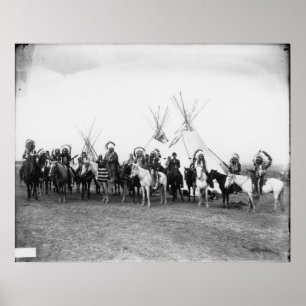 Indian Vintage Porträtt Poster