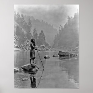 Indian Vintage Porträtt Poster