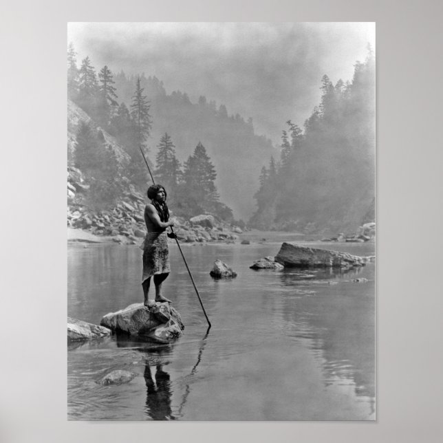 Indian Vintage Porträtt Poster (Framsidan)