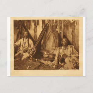 Indian Vintage Porträtt Vykort