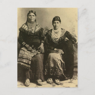 Indian Vintage Porträtt Vykort