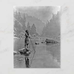 Indian Vintage Porträtt Vykort
