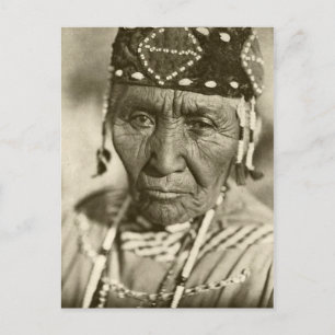 Indian Vintage Porträtt Vykort