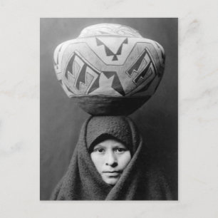 Indian Vintage Porträtt Vykort