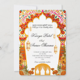 Indian Wedding Invitations for USA Inbjudningar