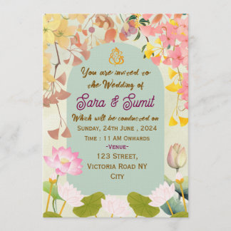Indian Wedding Invitations Inbjudningar
