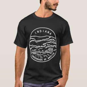 Indiana 1816 Delstaten Indiana T Shirt