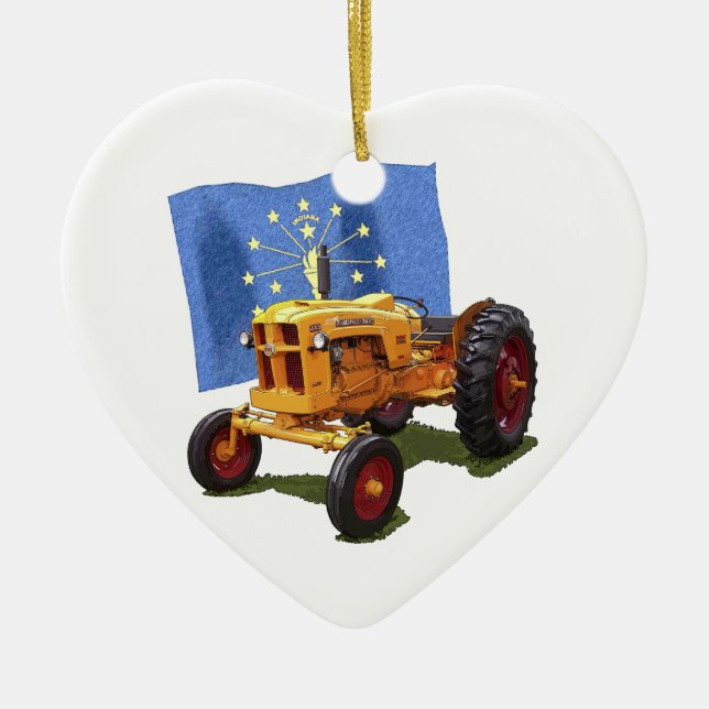 Indiana 445 julgransprydnad keramik (Framsidan)