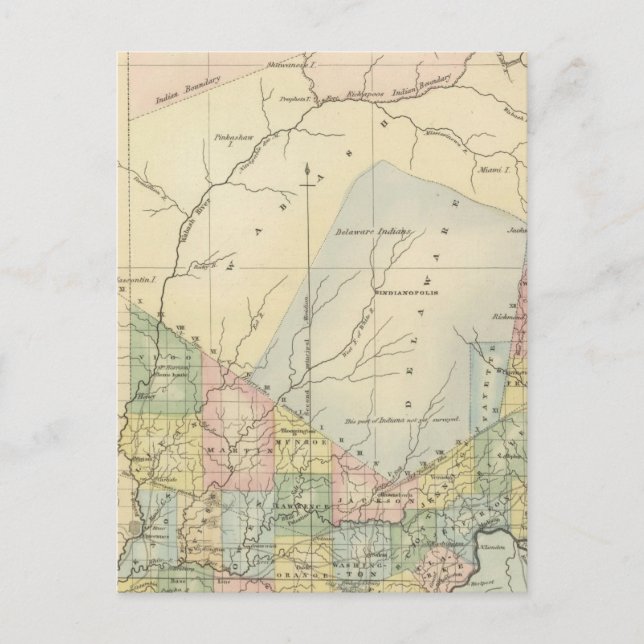 Indiana 4 vykort (Framsida)