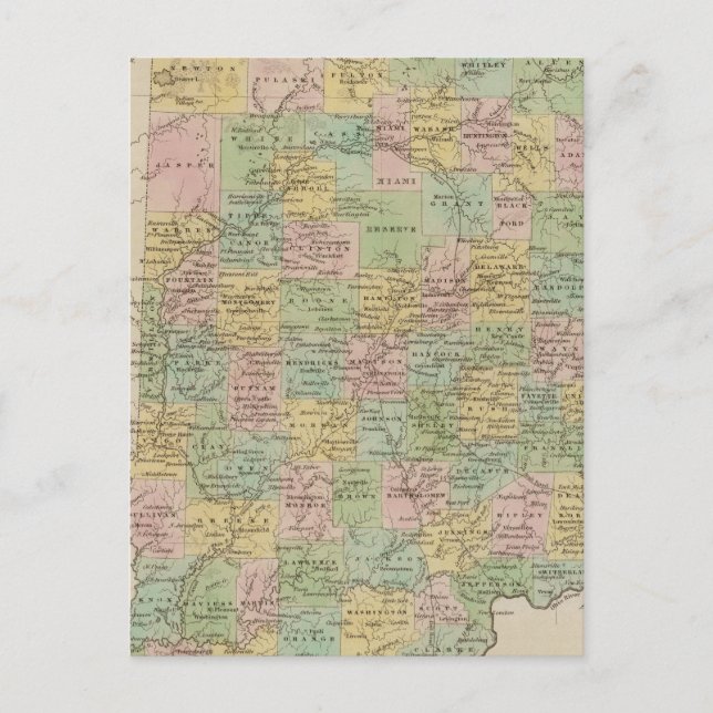 Indiana 7 vykort (Framsida)