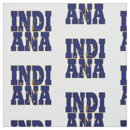 Indiana amerikanstatlig flagga tyg