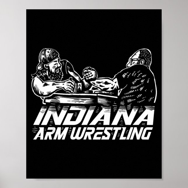 Indiana armbrottning  poster (Framsidan)