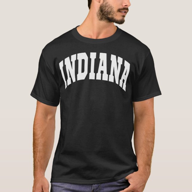 Indiana - Bakgrundsdesign - Klassisk T Shirt (Framsida)