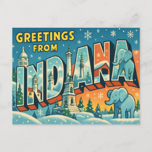 INDIANA Brevkort Vykort