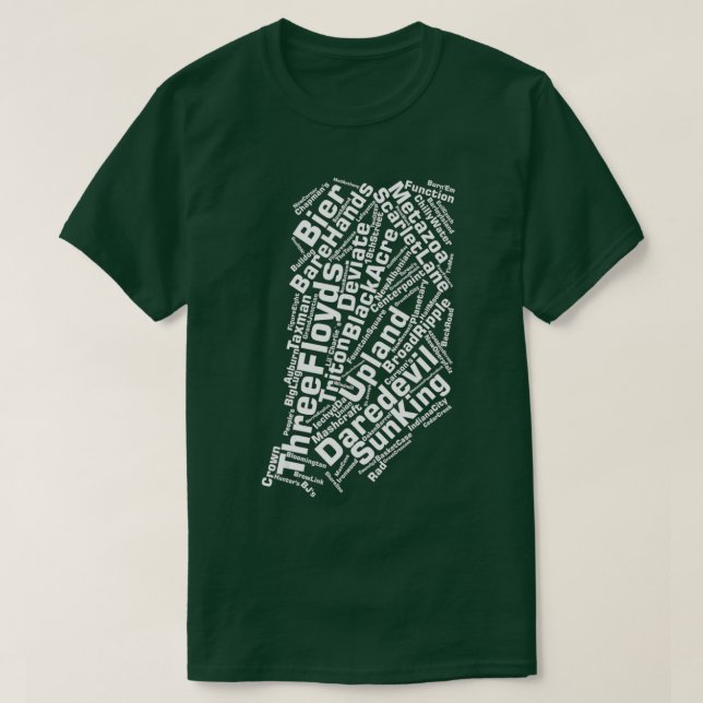 Indiana Breweries T Shirt (Design framsida)