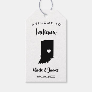 Indiana Bröllop Welcome Bag Märkres for Hotel Gues Presentetikett