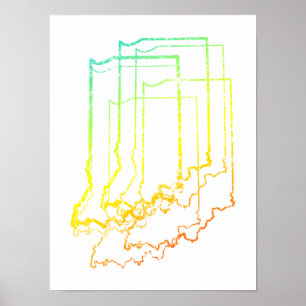 indiana chill oskärpa poster