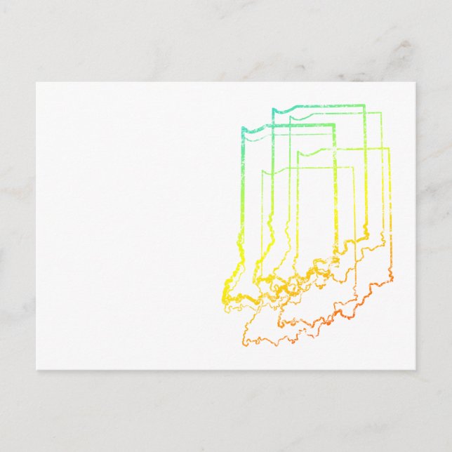 indiana chill oskärpa vykort (Framsida)