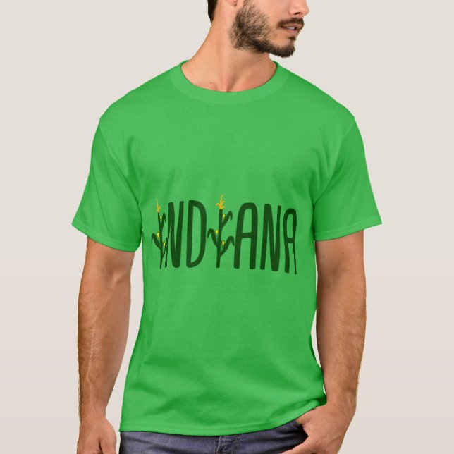 Indiana Corn 1 T Shirt (Framsida)