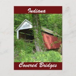 Indiana Covered Bridge Vykort