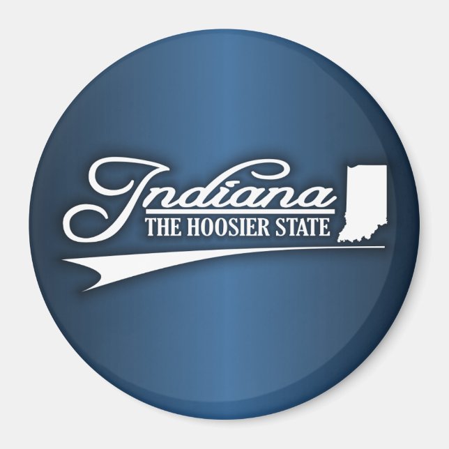 Indiana delstaten Mine Magnet (Framsidan)