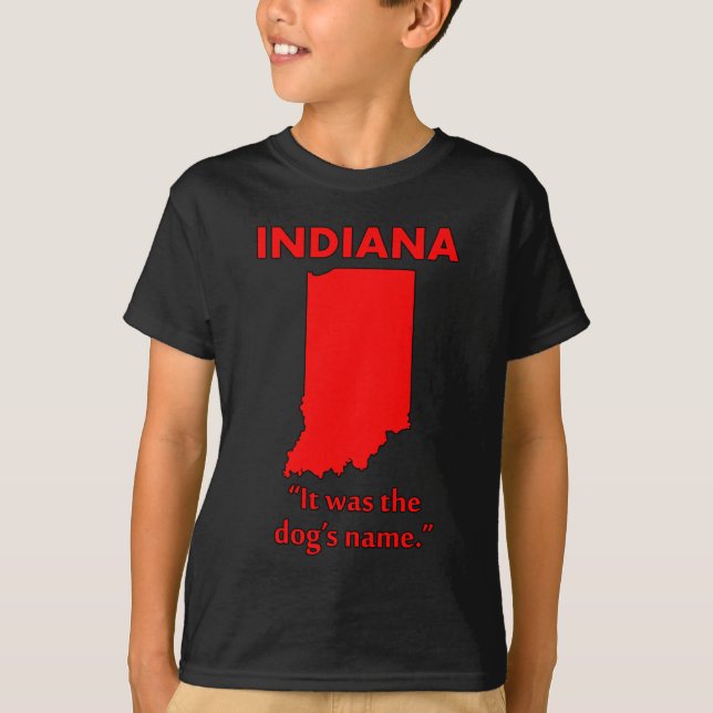 Indiana - Det var hundens namn Tröja (Framsida)