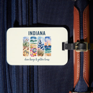 Indiana - Dune Breeze & Golden Hours Bagagebricka