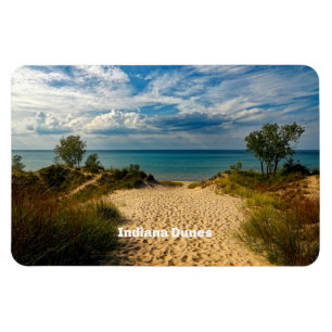 Indiana Dunes, märkt Magnet