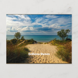 Indiana Dunes, märkt Vykort