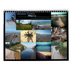 Indiana Dunes Michigan City-fotografi Kalender