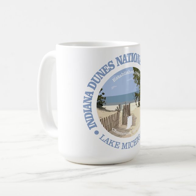 Indiana Dunes National Lakeshore Kaffemugg (Framsida vänster)
