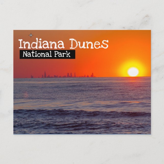 Indiana Dunes National Park - Chicago View Vykort (Framsida)
