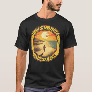 Indiana Dunes National Park Illustration Resa T Shirt