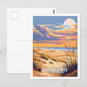 Indiana Dunes National Park Indiana USA Vykort