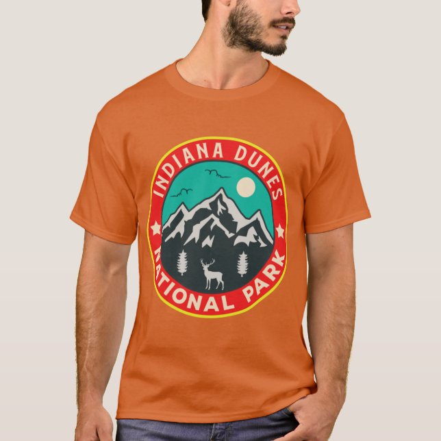 Indiana Dunes National Park Oversized 3 T Shirt (Framsida)