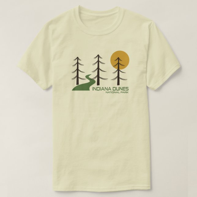 Indiana Dunes National Park Trail T Shirt (Design framsida)